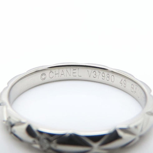 Matelasse Ring Platinum with Diamond