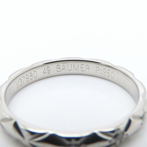 Matelasse Ring Platinum with Diamond