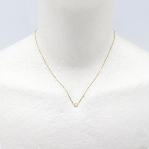 Damour SM Pendant Necklace 18K Yellow Gold with Diamond