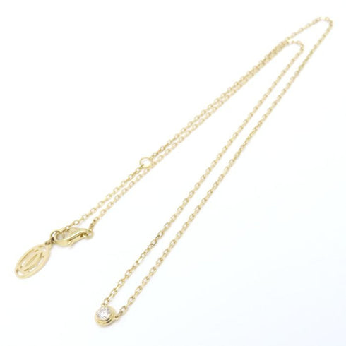 Damour SM Pendant Necklace 18K Yellow Gold with Diamond