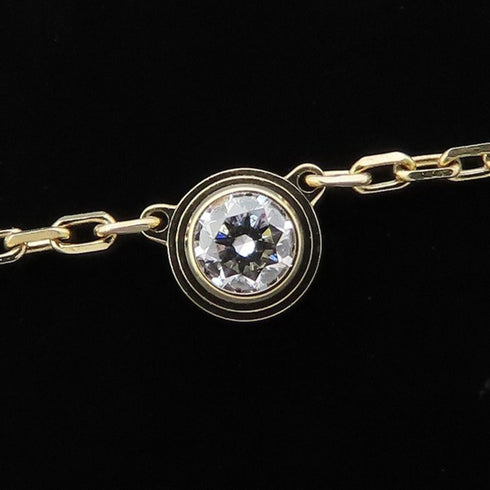 Damour SM Pendant Necklace 18K Yellow Gold with Diamond