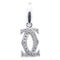 Pendant Necklace 18K White Gold with Diamond