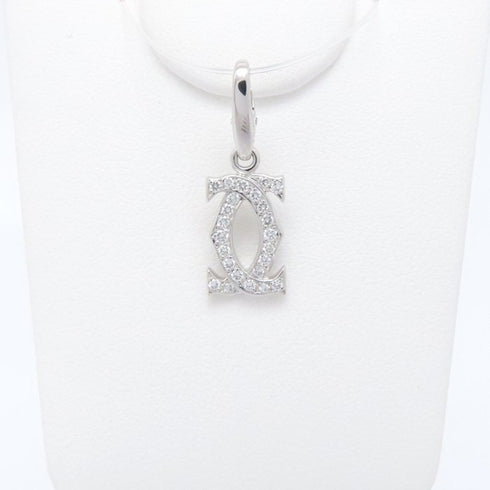 Pendant Necklace 18K White Gold with Diamond