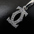 Pendant Necklace 18K White Gold with Diamond