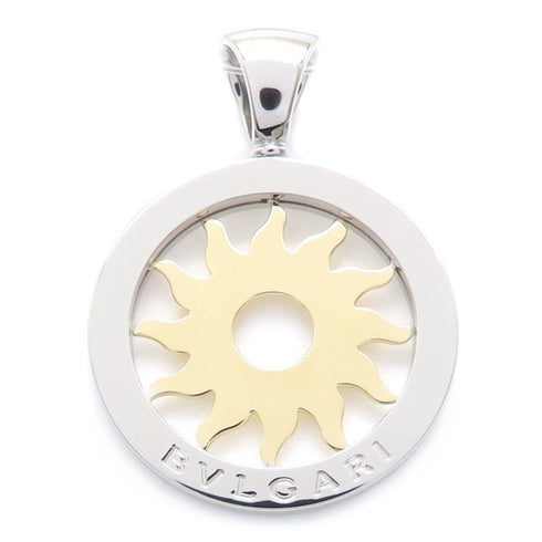 Tondosan Pendant Necklace Stainless Steel and 18K Yellow Gold