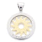 Tondosan Pendant Necklace Stainless Steel and 18K Yellow Gold