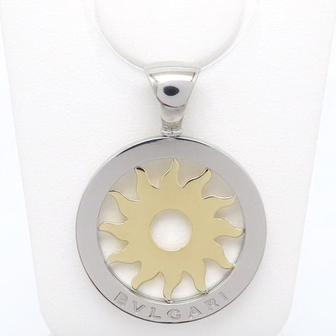 Tondosan Pendant Necklace Stainless Steel and 18K Yellow Gold