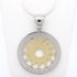 Tondosan Pendant Necklace Stainless Steel and 18K Yellow Gold