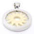 Tondosan Pendant Necklace Stainless Steel and 18K Yellow Gold