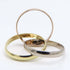 Vendome Louis Cartier Band Ring 18K Tricolor Gold
