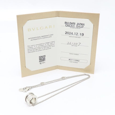 B.Zero1 Pendant Necklace Sterling Silver