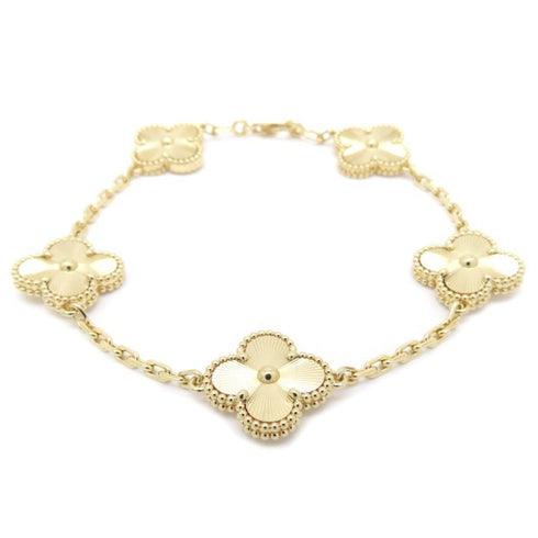 Vintage Alhambra Bracelet 18K Yellow Gold