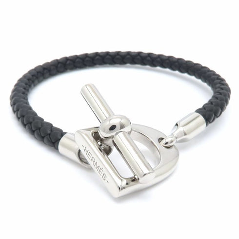 Etrier Bracelet Swift Leather Black