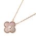 Vintage Alhambra Pendant Necklace 18K Rose Gold