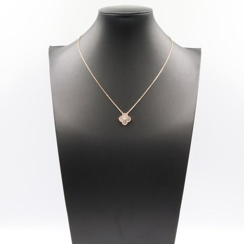 Vintage Alhambra Pendant Necklace 18K Rose Gold