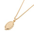 Maillon Pendant Necklace Orange and Rose Gold Mini