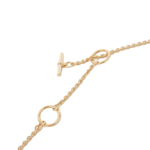 Maillon Pendant Necklace Orange and Rose Gold Mini