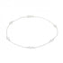 Elsa Peretti Diamonds By The Yard Pendant Necklace Platinum
