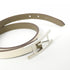 Double Tour Bracelet Swift Leather Etoupe Gray and White