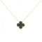 Vintage Alhambra Pendant Necklace 18K Yellow Gold