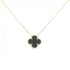 Vintage Alhambra Pendant Necklace 18K Yellow Gold