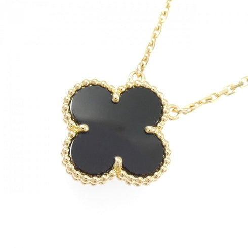 Vintage Alhambra Pendant Necklace 18K Yellow Gold