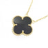 Vintage Alhambra Pendant Necklace 18K Yellow Gold