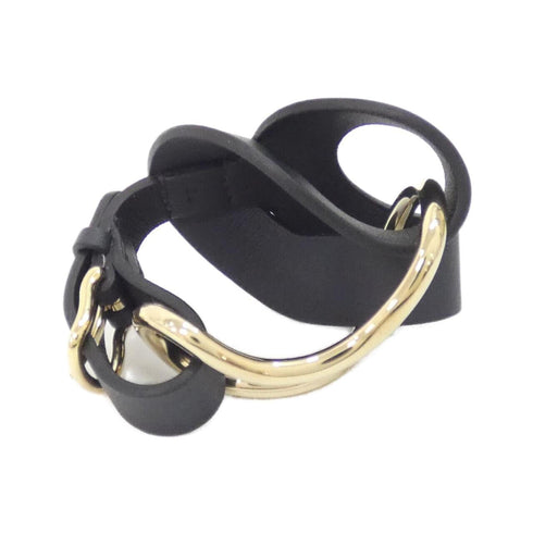 Swift Leather Bracelet Black and Blue Indigo