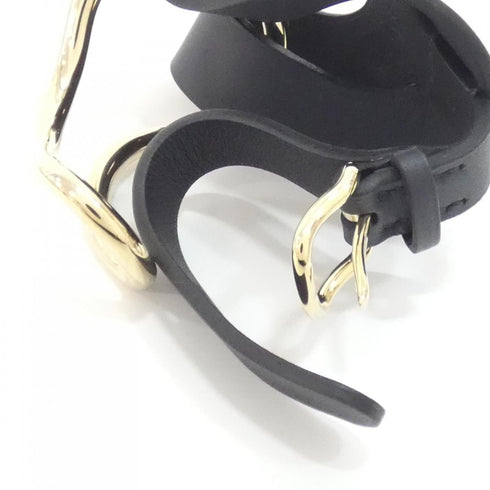 Swift Leather Bracelet Black and Blue Indigo