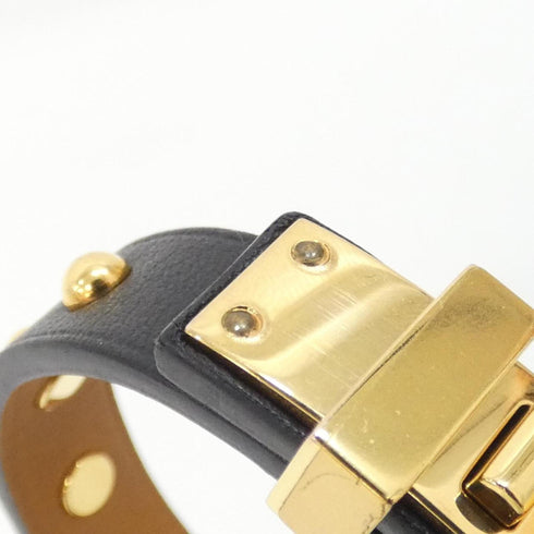 Mini Dog Clou Long Bracelet Black and Gold