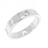 Love Ring 18K White Gold with Diamond Mini