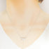 Bow Pendant Necklace Sterling Silver
