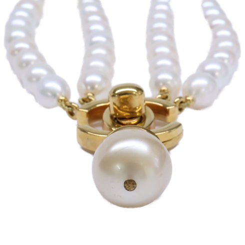 CC Logo Turnlock Pendant Necklace Metal