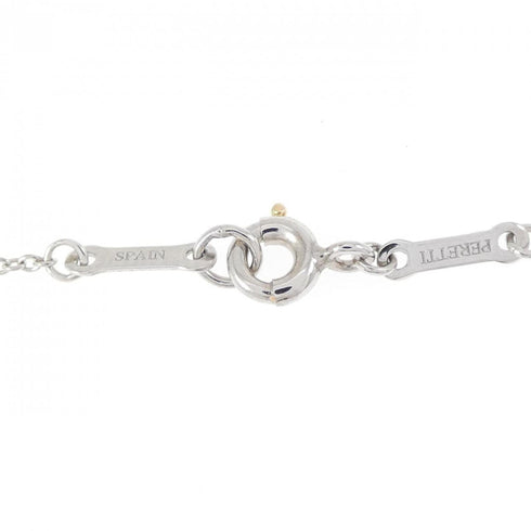 Mini Cross Pendant Necklace Platinum