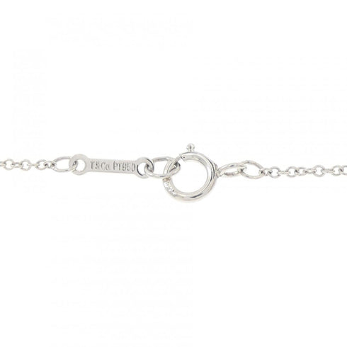 Elsa Peretti Diamonds By The Yard Pendant Necklace Platinum