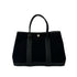Garden Party Tote Toile and Leather 30