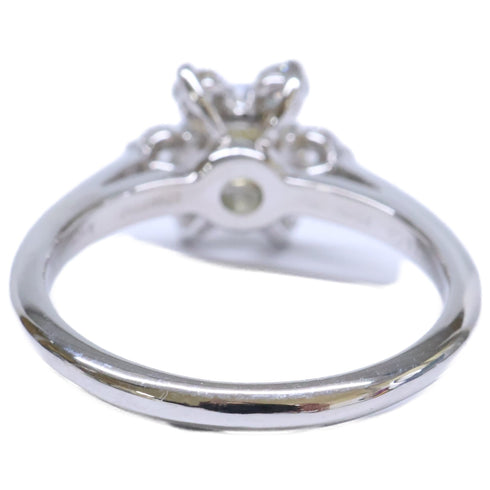 Ring Platinum and 18K White Gold with Diamond