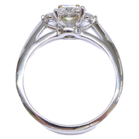 Ring Platinum and 18K White Gold with Diamond