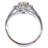 Ring Platinum and 18K White Gold with Diamond