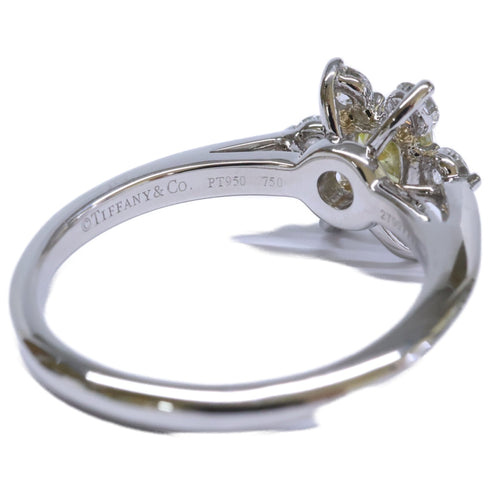 Ring Platinum and 18K White Gold with Diamond