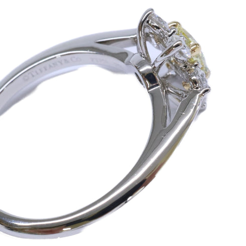 Ring Platinum and 18K White Gold with Diamond