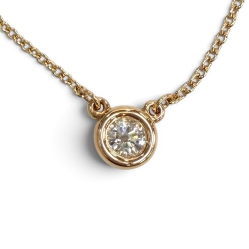 Elsa Peretti Pendant Necklace 18K Rose Gold