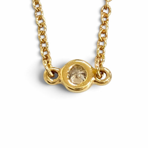 Elsa Peretti By the Yard 1P with Diamond Bracelet Watch 18K Yellow Gold 3.25mm