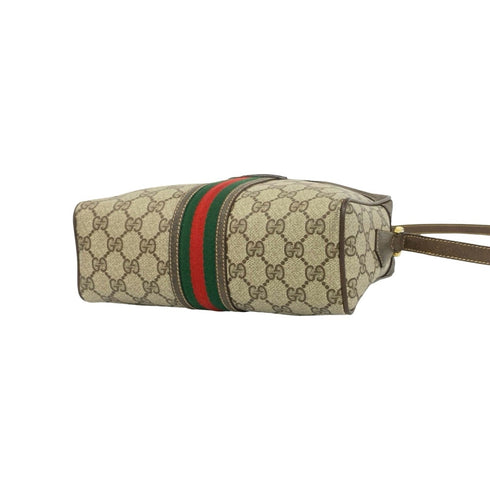 Vintage Web Crossbody Bag GG Coated Canvas Small