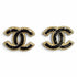CC Logo Earrings Gold-Tone Metal Gold-Tone Metal