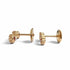 Single Earring Stud 18K Yellow Gold