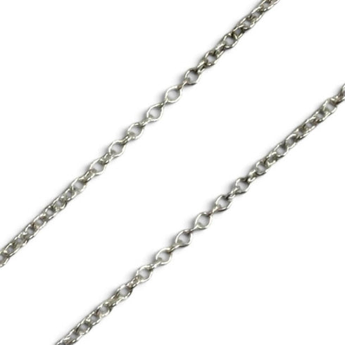 Cross Pendant Necklace 18K White Gold