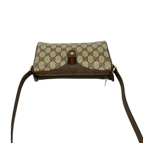Vintage Web Crossbody Bag GG Coated Canvas Small