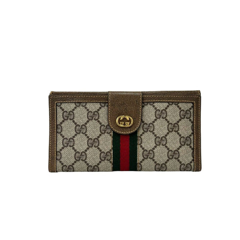 Ophidia Continental Wallet GG Coated Canvas