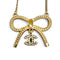 CC Logo Pendant Necklace Metal